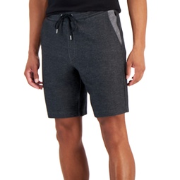 Mens Comfort-Fit Double-Knit Pique Drawstring Shorts