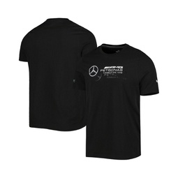 Mens Black Mercedes-AMG Petronas F1 Team 2023 Logo T-shirt