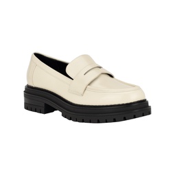 Womens Grant Slip-On Lug Sole Casual Loafers