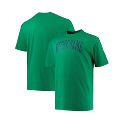 Mens Green Notre Dame Fighting Irish Big and Tall Arch Team Logo T-shirt
