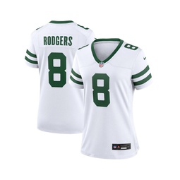 Womens Aaron Rodgers White New York Jets Legacy Player Game Jersey