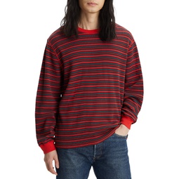 Mens Waffle Knit Thermal Long Sleeve T-Shirt