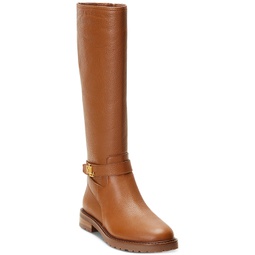 Womens Hallee Buckled Riding Boots