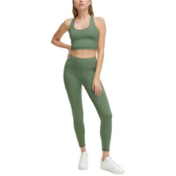 Womens Balance Compression Cropped Tank Top