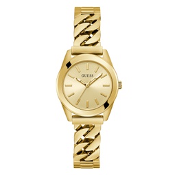 Womens Analog Gold-Tone Stainless Steel Watch 32mm