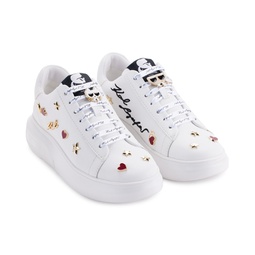 Kenna Lace-Up Low-Top Embellished Sneakers