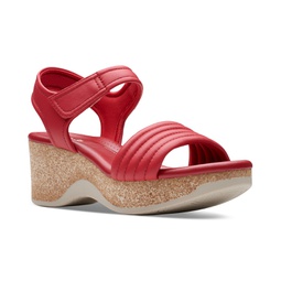 Womens Chelseah Gem Ankle-Strap Wedge Sandals