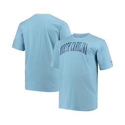 Mens Carolina Blue North Carolina Tar Heels Big and Tall Arch Team Logo T-shirt