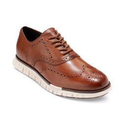 Mens ZERØGRAND Remastered Lace-Up Wingtip Oxford Shoes