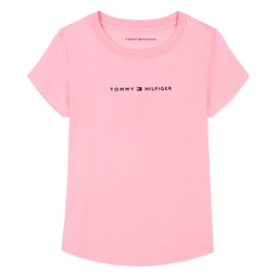 Little Girls Classic Embroidered T-shirt