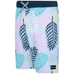 Big Boys Washed Pineapple Pull-On Swim Shorts