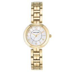 Womens Gold-Tone Link Bracelet Watch 28mm