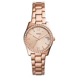 Womens Scarlette Rose Gold-Tone Stainless Steel Bracelet Watch 32mm