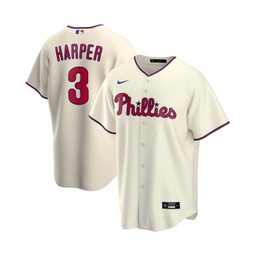 Mens Bryce Harper Cream Philadelphia Phillies Alternate Replica Player Name Jersey