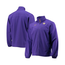 Mens Purple LSU Tigers 2021 Sideline Full-Zip Jacket