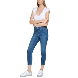 Petite High Rise 25 Skinny Ankle Jeans
