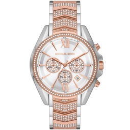 Womens Whitney Chronograph Two-Tone Stainless Steel Bracelet Watch 44mm