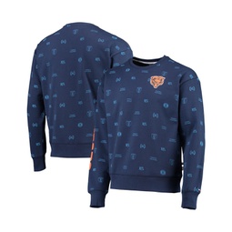 Mens Navy Chicago Bears Reid Graphic Pullover Sweatshirt
