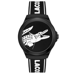 Unisex NeoCroc Black Silicone Strap Watch 43mm