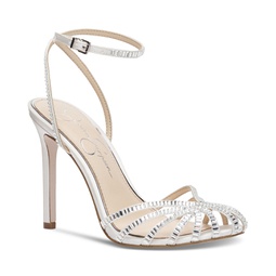 Womens Jileta Bridal Ankle-Strap Dress Sandals