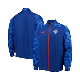 Mens Light Blue Iceland National Team Pre-Match Raglan Full-Zip Training Jacket