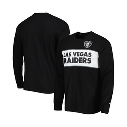 Mens Black Las Vegas Raiders Peter Team Long Sleeve T-shirt