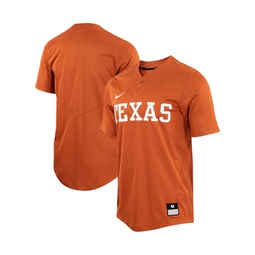 Mens and Womens Texas Orange Texas Longhorns Two-Button Replica Softball Jersey