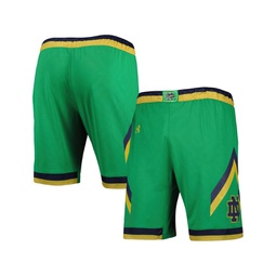 Mens Green Notre Dame Fighting Irish Team Replica Basketball Shorts