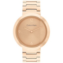 Womens Carnation Gold-Tone Stainless Steel Bracelet Watch 38mm