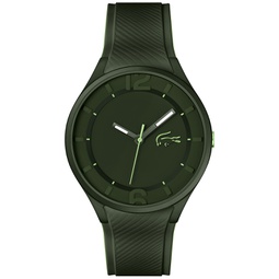 Mens Ollie Green Silicone Strap Watch 44mm