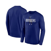 Mens Royal Los Angeles Dodgers Authentic Collection Team Logo Legend Performance Long Sleeve T-shirt