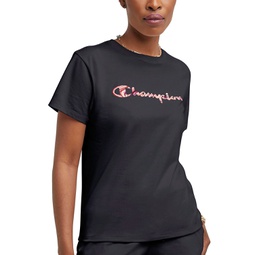 Womens Cotton Graphic Logo Classic T-Shirt