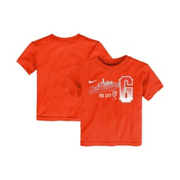 Toddler Boys and Girls Orange San Francisco Giants City Connect Graphic T-shirt