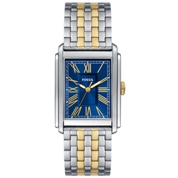 Mens Carraway Three-Hand Two-Tone Stainless Steel Watch 30mm
