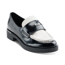 Womens Ivette Slip-On Penny Loafer Flats