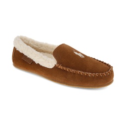 Womens Genuine Suede Collins Moccasin Slippers