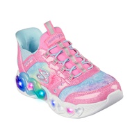 Little Girls Slip-ins- Infinite Heart Lights Light-Up Adjustable Strap Casual Sneakers from Finish Line