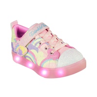 Little Girls Twinkle Sparks Ice 2.0 Light-Up Adjustable Strap Casual Sneakers from Finish Line
