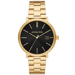 Mens Blake Three-Hand Date Gold-Tone Stainless Steel Watch 42mm