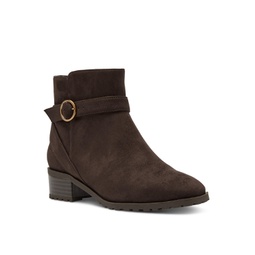 Womens Charlton Buckle Detail Casual Booties