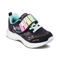 Little Girls Jumpsters 2.0 - Sketch Tunes Adjustable Strap Casual Sneakers from Finish Line