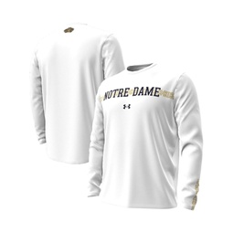 Mens White Notre Dame Fighting Irish 2023 Aer Lingus College Football Classic Performance Long Sleeve T-shirt