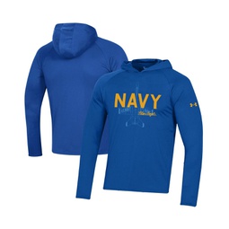 Mens Royal Navy Midshipmen Blue Angels Performance Raglan Hoodie T-shirt