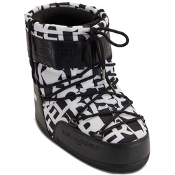 Womens Piers Lace-Up Cold-Weather Booties