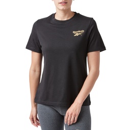 Womens Cotton Shine Logo T-Shirt