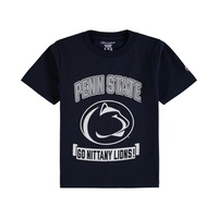Big Boys Navy Distressed Penn State Nittany Lions Strong Mascot T-shirt