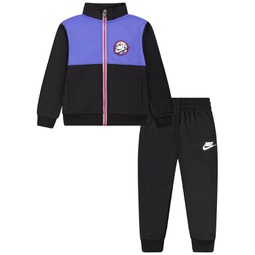 Toddler Boys Sportswear Snow Day Graphic Jacket and Pants 2 Piece Set