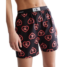 Womens 1996 Valentines Lounge Boxer Shorts QS7074