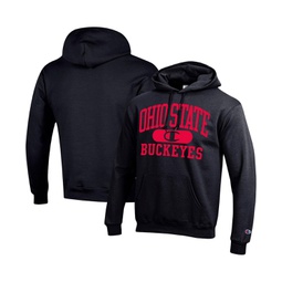 Mens Black Ohio State Buckeyes Arch Pill Pullover Hoodie