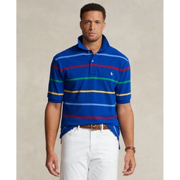 Mens Big & Tall Striped Polo Shirt